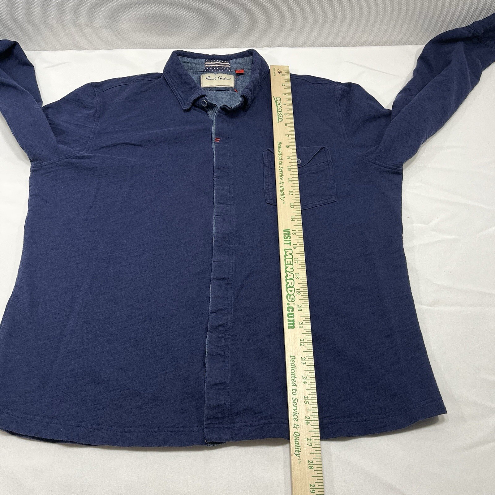 Robert Graham Button Up Solid Long Sleeve Casual … - image 6
