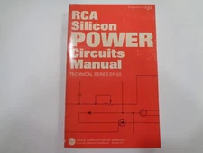 RCA Silicon Power Circuits Manual Technical Series SP-50 1967 Vintage Book