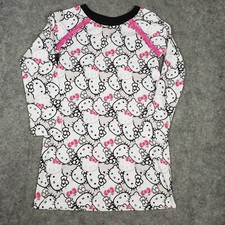 HELLO KITTY Sanrio Nightgown Girls Large 10-12 2014 PJ's Nightdress Pajamas