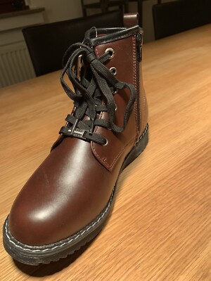 Boots Gr. 36 Mädchen, Coole Stylische Boots, Farbe Bordeaux, sehr bequem u warm