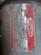 NEW OLD STOCK DAYTON 2HP 3450RPM MOTOR 3N080