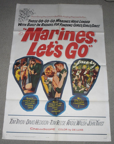 Marines, Let's Go Original 1sh Movie Poster 