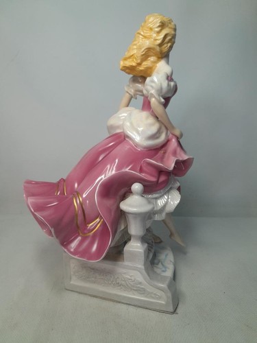 Franklin Mint Disney CINDERELLA Figurine 10.25" 26cm Tall Glass Shoe Slipper - Picture 4 of 9