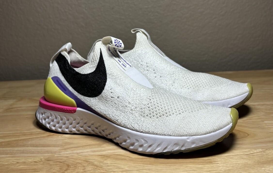 Nike Epic Phantom React Womens Size White Athletic Shoes Sneakers  CI1290-100
