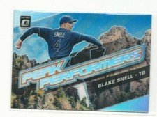 2019 Optic Baseball BLAKE SNELL Peak Performance Holo Refractor SP