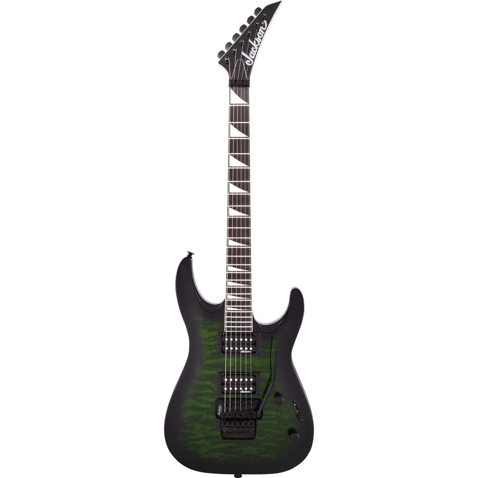 Jackson JS32Q Dinky DKA Прозрачно-зеленый Burst - E-Gitarre