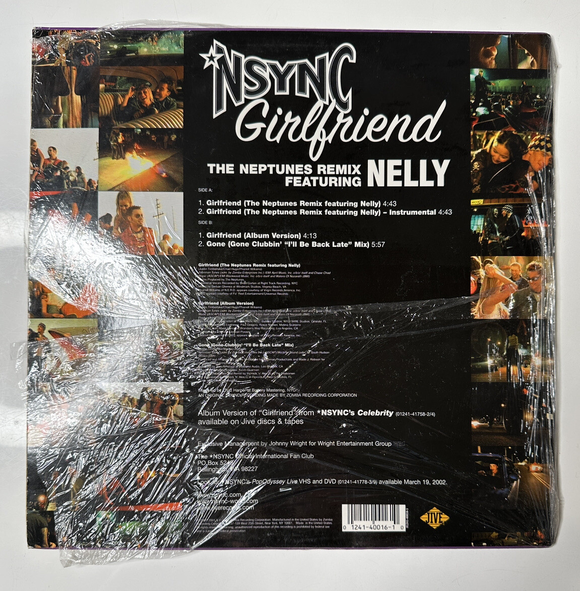 N'SYNC & Nelly - Girlfriend (The Neptunes Remix) Original Press 12