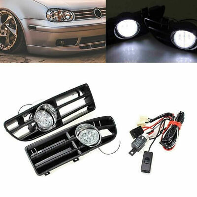 für VW Golf MK4 1999-2004 Stoßstange LED Nebelscheinwerfer Gitter Blende  Leuchte