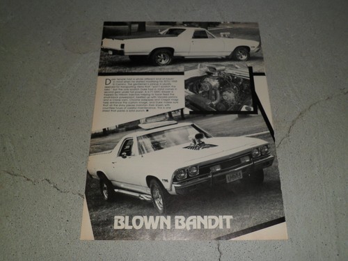 VARIOS ANUNCIOS DE CHEVCHEVROLET EL CAMINO/ARTÍCULOS DE COLECCIÓN COLOR BLANCO Y NEGRO - Imagen 22 de 52
