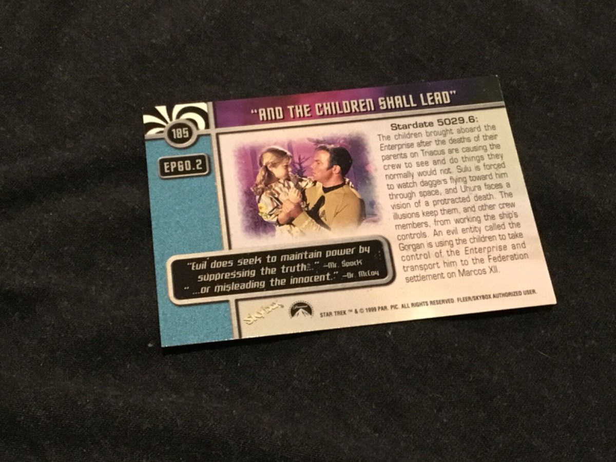 Star Trek: The Original Series Trading Cards #185 | eBay
