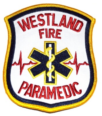 WESTLAND   FIRE PARAMEDIC - Fire Patch EMS Rescue Public Safety CADUCEUS