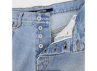$520 Jacquemus The Straight De-Nîmes Mid Rise Denim Jeans Light Blue/Tabac Sz 30 — photo 9
