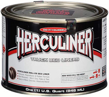 Herculiner Truck Bed Liner Black 1 Quart