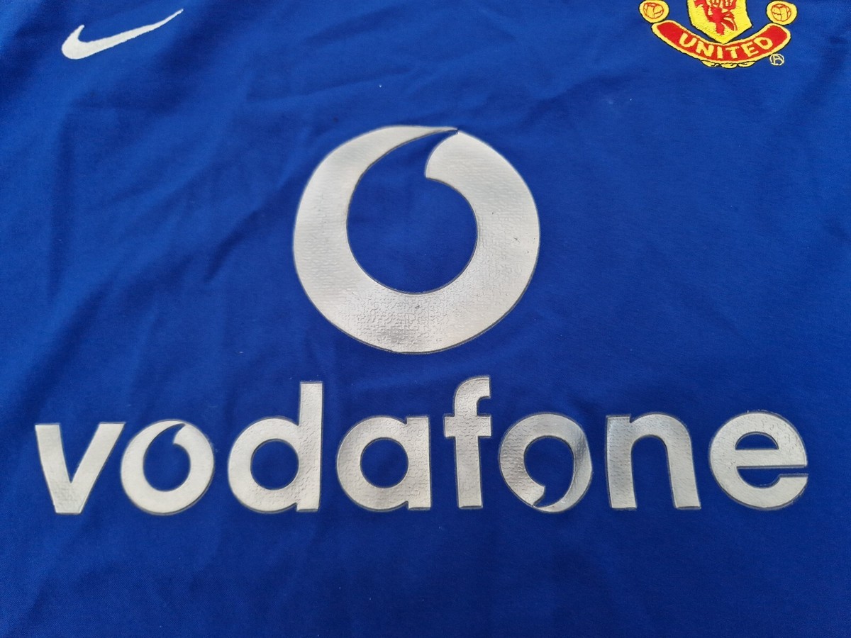 VINTAGE MANCHESTER UNITED 2002-2003 XL MENS THIRD FOOTBALL