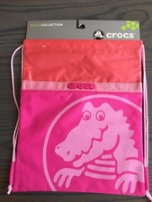 Crocs Children's Duke Sackpack Drawstring Backpack Pink/orange