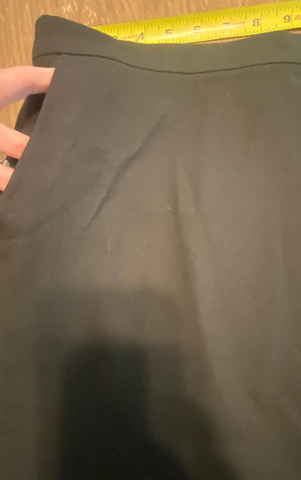 Винтажная черная юбка-карандаш Chaiken And Capone с разрезными карманами на подкладке размер 10 США - Изображение 3 из 4