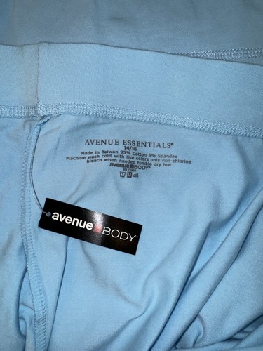 Avenue Women's Plus Size Capri Leggings Size 14/16 New Light Blue - 第 11/11 張圖片