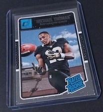 2016 Donruss Optic NFL Rated Rookie #186 Michael Thomas RC Card Saints. rookie card picture