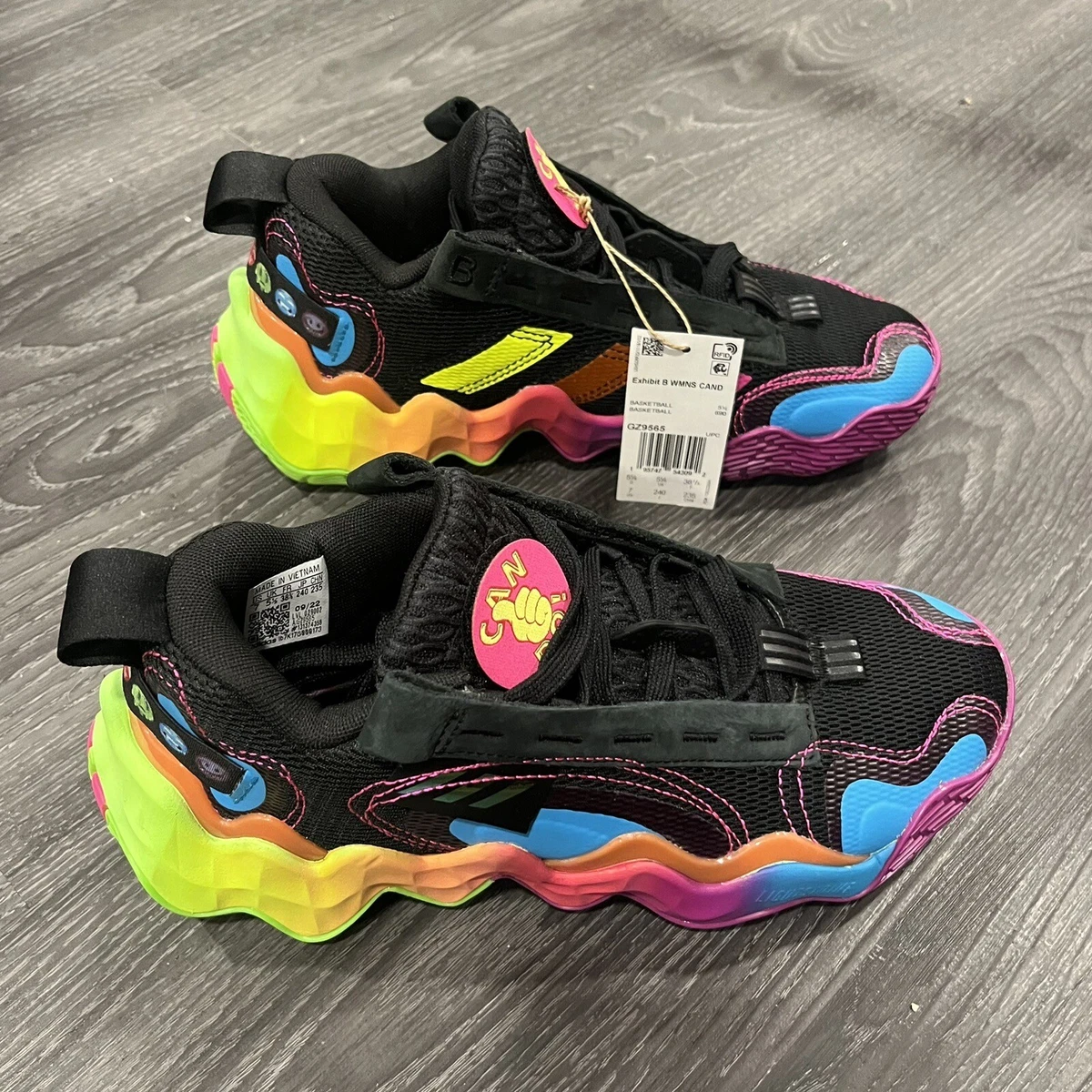 Adidas Exhibit B Candace Parker Can Do Emoji Basketball Shoes