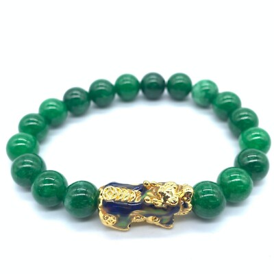 Feng Shui Pi xiu Pi Yao lucky Bracelet Amulet Dragon Stone Beads