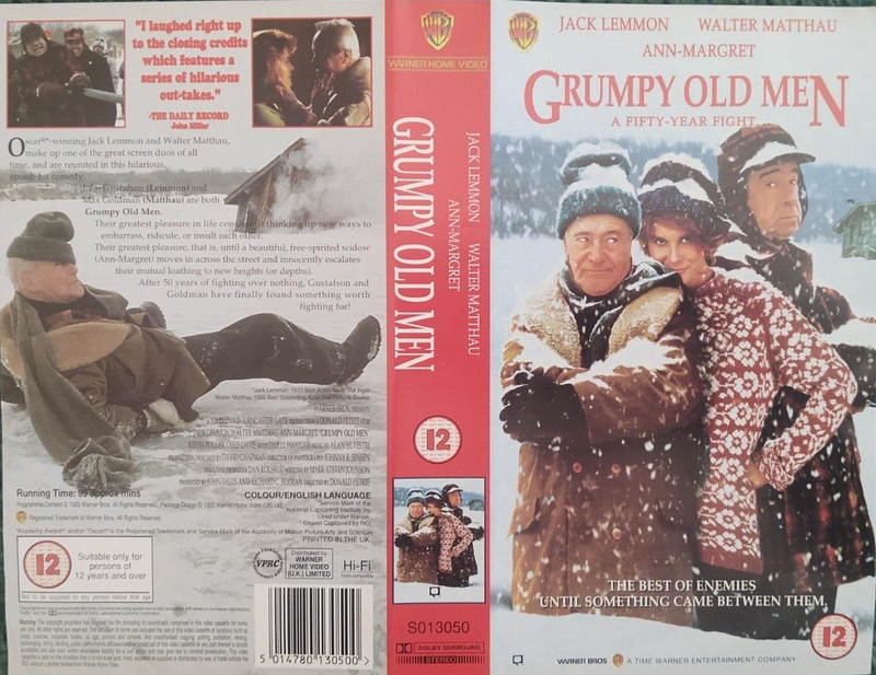 NEW GRUMPY OLD MEN VHS JACKET VHS NOT INCLUDED ANN-MARGRET JACK LEMMON