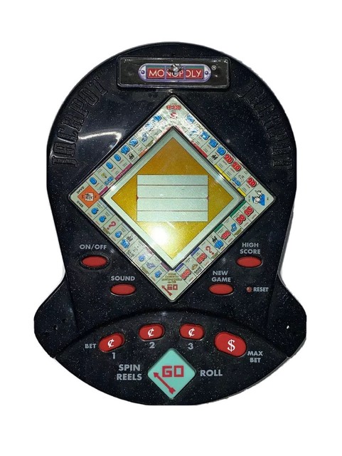 Monopoly Jackpot LCD Handheld Slot Machine Game Vintage 1999 Hasbro EBay