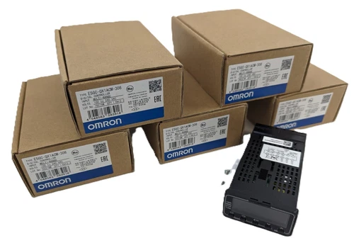 5 Omron E5GC-QX1ACM-308 Digital Temperature Controller Panel Mount Multi-Range