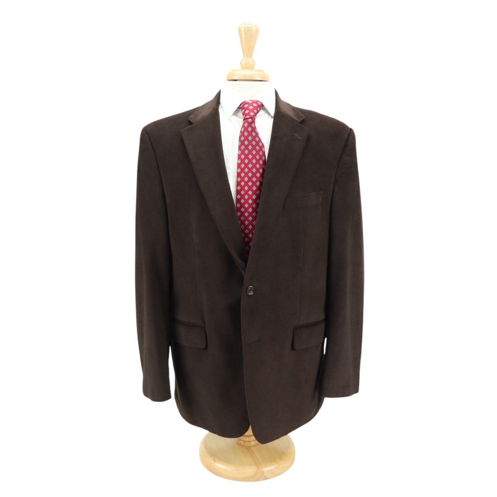 Chaps Dark Brown Soft Textured Polyester Blazer S… - image 3