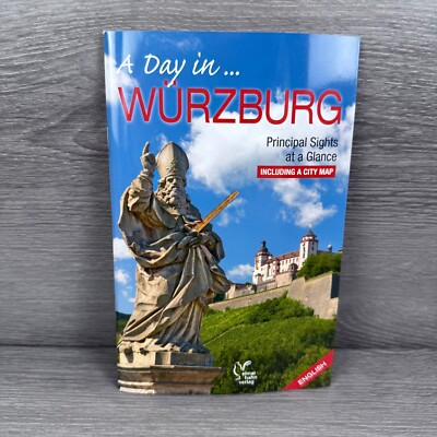 #ad A Day In Wurzburg German 2020 English Travel Guide Book w City Map Hahn Weisner $7.49