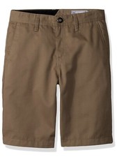 Volcom Big Boys Frickin Khaki Chino Shorts Size 30