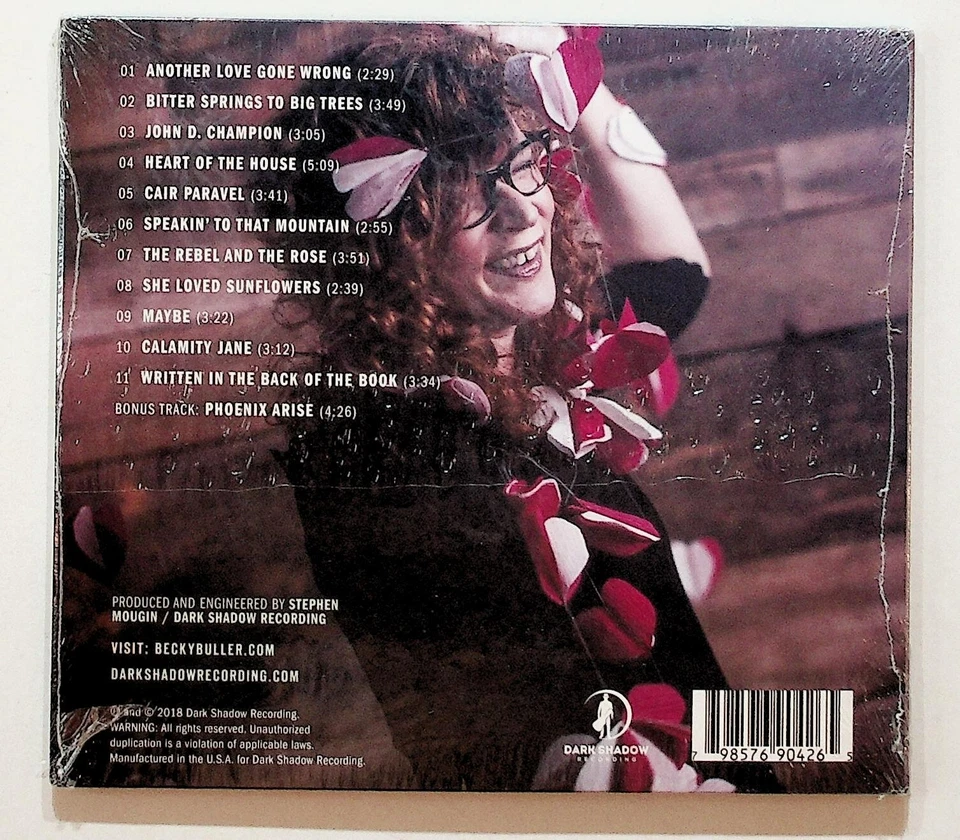 Becky Buller Crepe Paper Heart CD SEALED 2018 Bluegrass Dark Shadow Foto 2 de 2