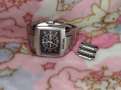 Diesel Watch dz 1216 Band Staninless Steel Vintage Used