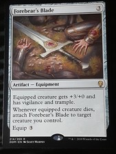 Forebear's Blade , Dominaria , Near Mint , MTG , FREE SHIPPING