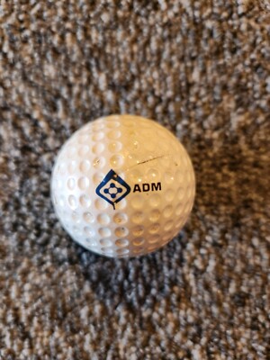 Vintage Faultless Golf Ball With Archer Daniels Midland (ADM) Logo