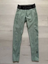 Virus Multiverse Tech Active Pants Leggings Size Small Green