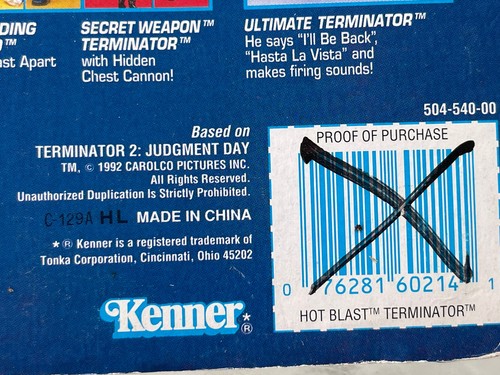 TERMINATOR 2 FUTURE WAR ACTION FIGURE HOT BLAST - Foto 4 di 4