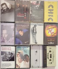 11 Mixed Vintage 80s 90s 00's R B Male Artists Music Cassette Tapes See Pics