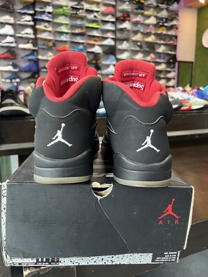 Size 11 - Supreme x Air Jordan 5 Retro Black | eBay
