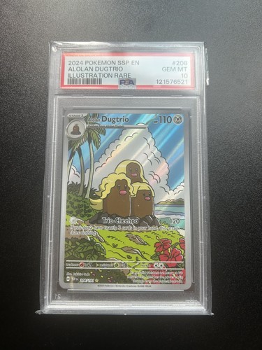 Alolan Dugtrio graded PSA 10 for sale on eBay