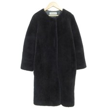 THE SECRET Closet Mouton Coat 2 Black Women USED