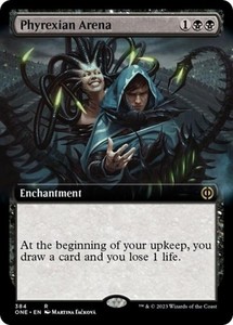 Phyrexian Arena (Extended Art) - Foil - Phyrexia: All Will Be One MTG