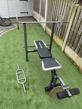 Home Weight Bench and Weights Set