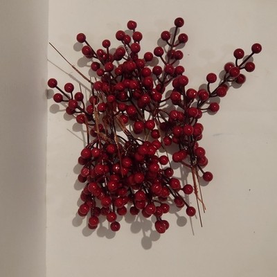 Holly Berry Floral Picks