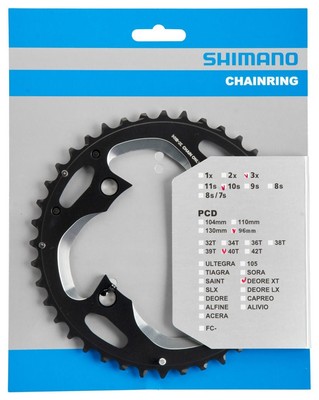 Corona per bicicletta 130 BCD Corona singola stretta e rotonda