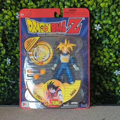 NISB Irwin Toy Dragon Ball Z S.S. Trunks Cell Saga Action Figure Medallion