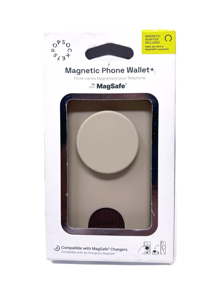 PopSockets Magnetic PopWallet+ PopGrip Magsafe - Latte - Image 4 of 4