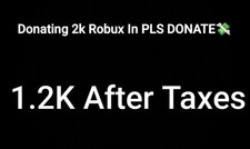1200 Robux For Cheap (Via Pls Donate)