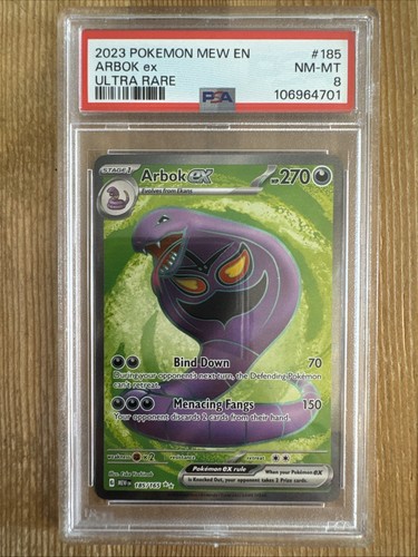 Arbok ex graded PSA 8 for sale on eBay