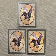 Magic the Gathering - Unglued - 3x Pegasus Token - Very Good Condition