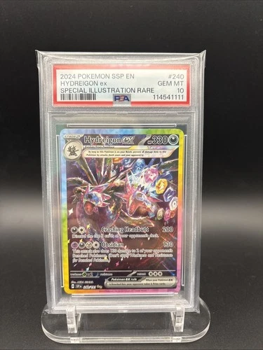 Pokemon TCG Hydreigon EX 240/191 Surging Sparks SIR PSA 10